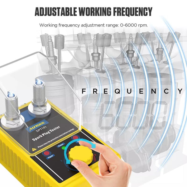 Autool SPT101 Spark Plug Tester with Dual Testing Holes