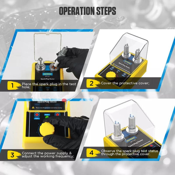 Autool SPT101 Spark Plug Tester with Dual Testing Holes