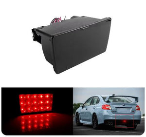 Smoked Lens LED F1 Style Rear Fog Lamp/Brake Stop Light For Subaru WRX/STi/XV