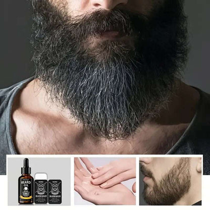 ROZINO Beard Care Kit: 30ml Essential Oil & 10g Balm