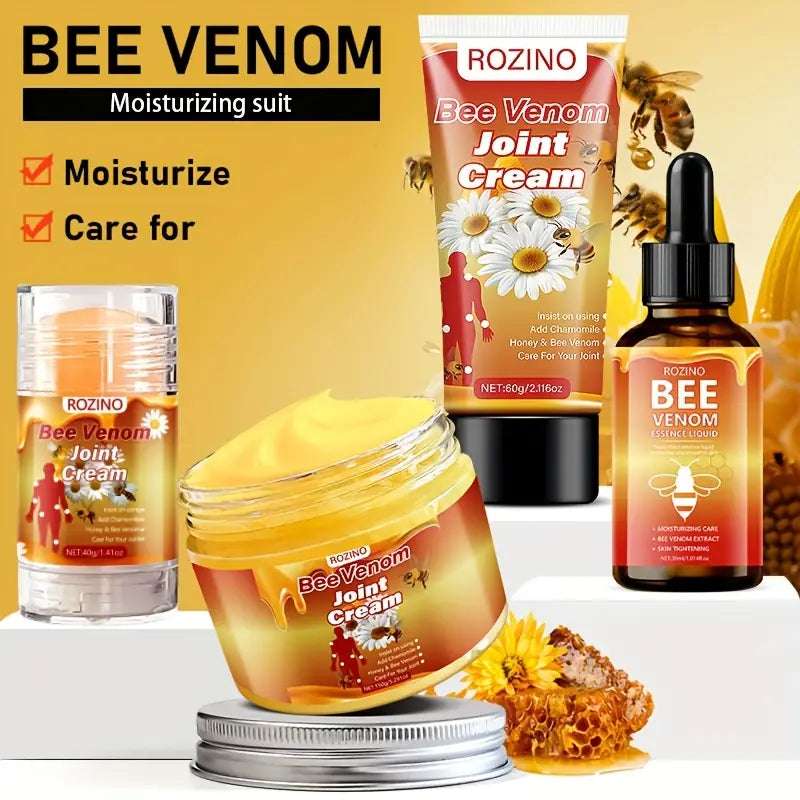 4pcs ROZINO Bee Venom Joint Care Set