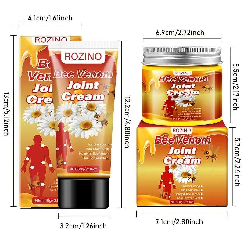 4pcs ROZINO Bee Venom Joint Care Set