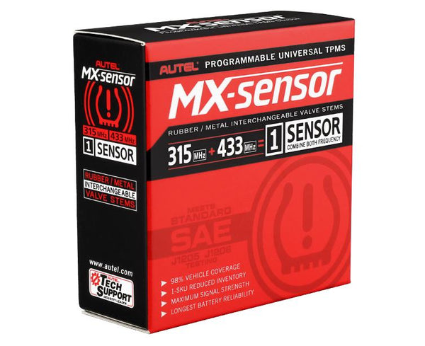 Autel TPMS 1 Sensor (Press-in) (315MHz / 433MHz) | Universal Programmable Tire Pressure Monitoring MX-Sensor