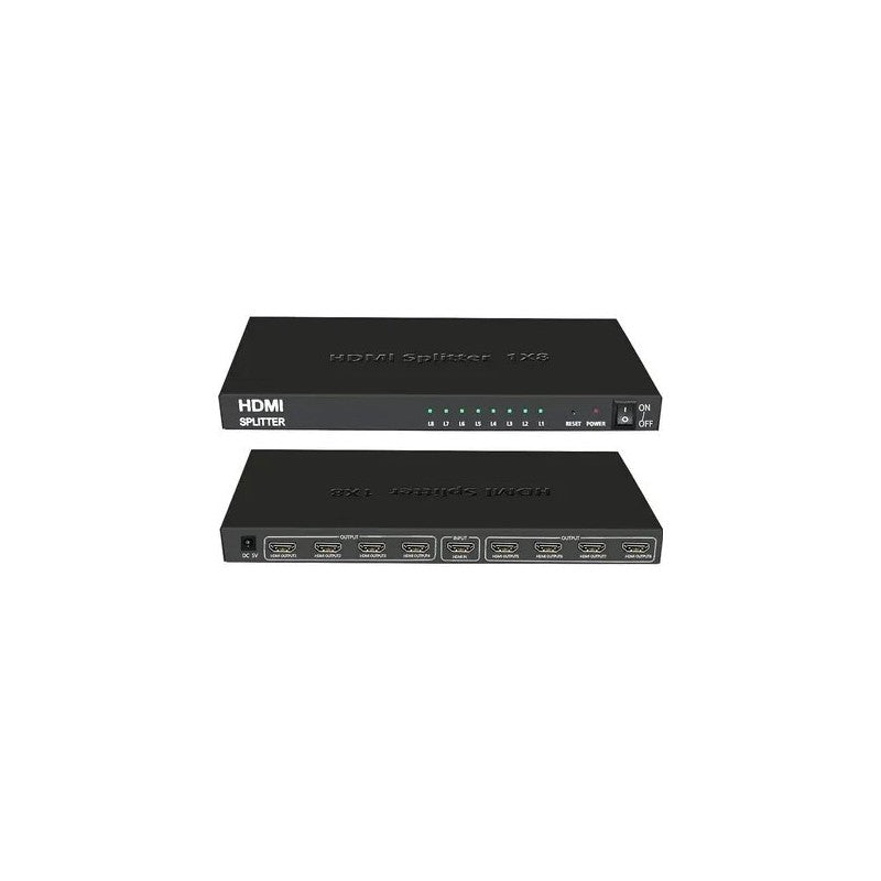 HDMI Splitter 1 x 8 Way (10008176) - Electromann SA