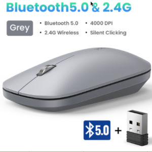 UGREEN Premium Wireless Bluetooth 2.4G Silent Mouse 4000 DPI