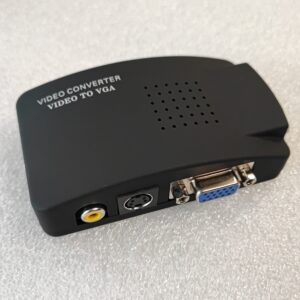 Connect RCA, S-Video, and VGA Sources to VGA Display with Converter