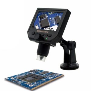 Mustool G600 Digital Portable Microscope – 1-600X Magnification, 3.6MP Camera, LCD Screen
