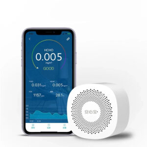 Smart USB bluetooth Android/iOs APP Control Air Quality and Weather Monitor