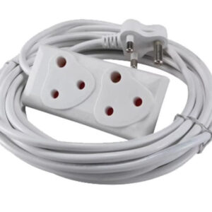 220v 5m Extension Cord With Two-Way Multi-Plug