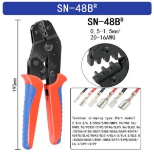High-Quality Crimping Pliers for Automotive Electrical Connectors (10006391) 
