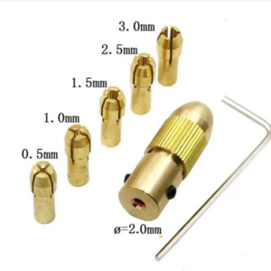 Enhance Your Mini Drill and Screwdriver with the 0.5-3mm Spare Chuck Set